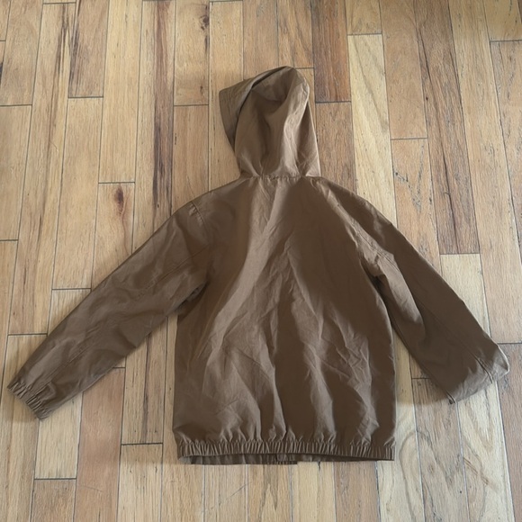 OLD NAVY | Boys Girls Unisex Hooded Parka Jacket Raincoat |  Butterscotch (8) M - Picture 5 of 6